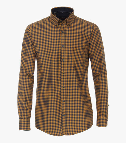 Casa Moda - Long Sleeve Cotton Shirt - Casual Fit - 423918400