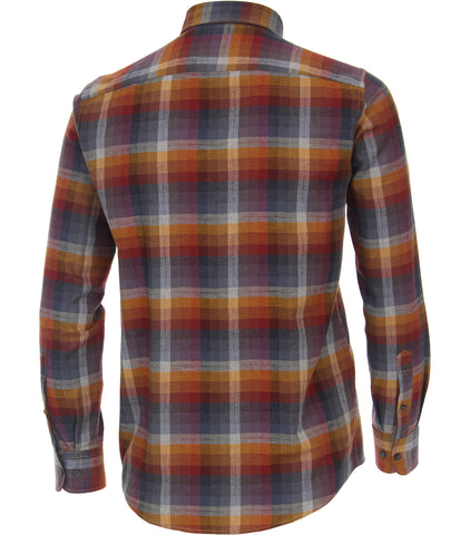 Casa Moda - Long Sleeve Cotton Shirt - Casual Fit - 423918500 Clearance