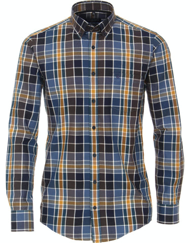 Casa Moda - Long Sleeve Organic Cotton Shirt - Casual Fit - 423919400
