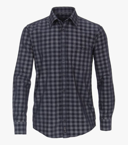 Casa Moda - Long Sleeve Cotton Shirt - Casual Fit - 423923000