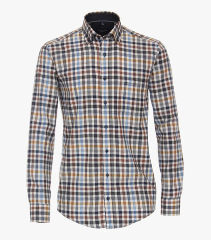 Casa Moda - Long Sleeve Cotton Shirt - Casual Fit - 423923200