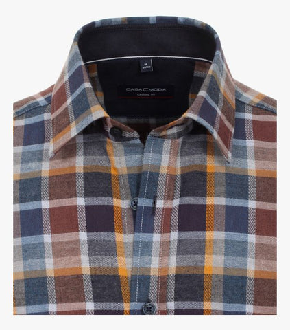 Casa Moda - Long Sleeve Cotton Shirt - Casual Fit - 423923400