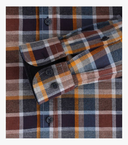 Casa Moda - Long Sleeve Cotton Shirt - Casual Fit - 423923400