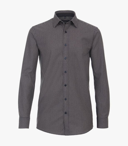 Casa Moda - Long Sleeve Cotton Shirt - Comfort Fit - 423949500 Clearance