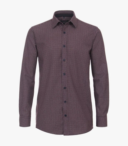 Casa Moda - Long Sleeve Cotton Shirt - Comfort Fit - 423949500 Clearance