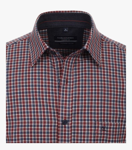 Casa Moda - Long Sleeve Cotton Shirt - Comfort Fit - 423949700