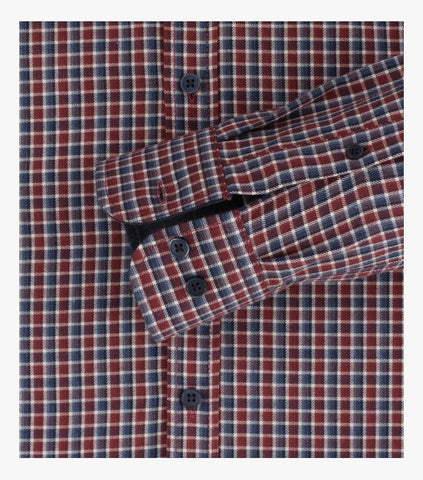 Casa Moda - Long Sleeve Cotton Shirt - Comfort Fit - 423949700