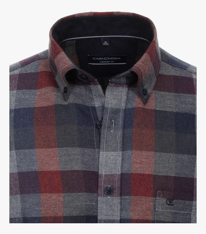Casa Moda - Long Sleeve Cotton Shirt - Comfort Fit - 423954100
