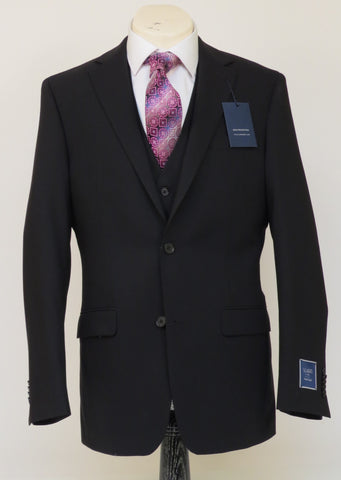 S. Cohen - Smart Suit - 4J00S8-U  - Classic Fit - Black - 100% Wool