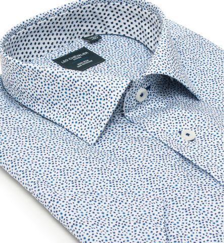 Leo Chevalier - Short Sleeve Shirt - Casual Fit - 100% Cotton Non-iron - 524358