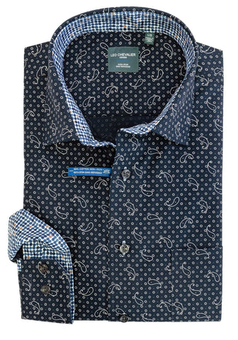 Leo Chevalier - Long Sleeve Shirt - Classic Fit - 525478 Clearance