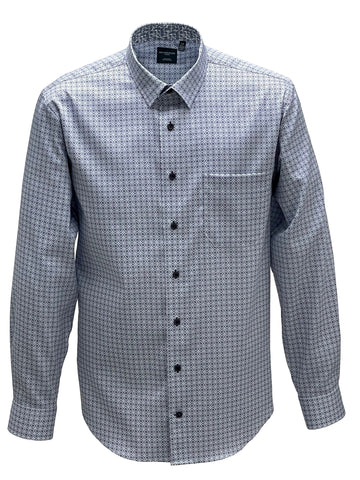 Leo Chevalier - Long Sleeve Shirt - Casual Fit - 100% Cotton Non-iron - 529450 Clearance
