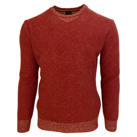 Leo Chevalier - Crew Neck Sweater - 2-tone Knit - 529640 Clearance