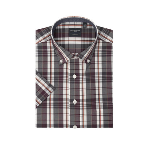 Leo Chevalier - Short Sleeve Shirt - Casual Fit - 100% Cotton Non-iron - 620381 Clearance