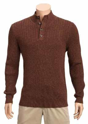 Tommy Bahama - Button Mock Sweater - Classic Fit - T423843 - Clearance