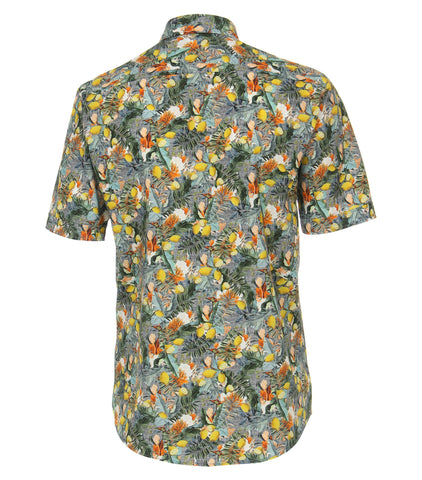 Casa Moda -  Short Sleeve Cotton Shirt - Modern Casual Fit - 913582600 Clearance