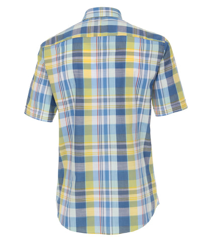 Casa Moda -  Short Sleeve Cotton Shirt - Modern Casual Fit - 913583100 - Clearance