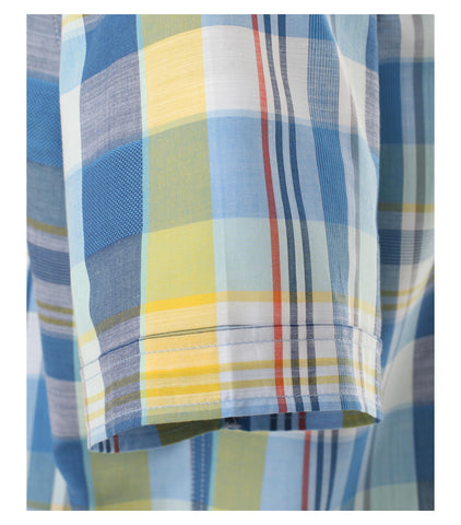Casa Moda -  Short Sleeve Cotton Shirt - Modern Casual Fit - 913583100 - Clearance