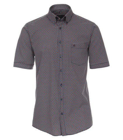 Casa Moda - Short Sleeve Cotton Shirt - Comfort Fit - 913635200