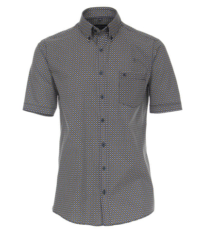 Casa Moda - Short Sleeve Cotton Shirt - Comfort Fit - 913635200 - Clearance