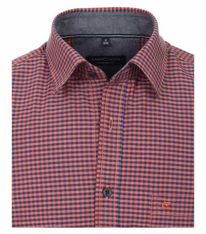 Casa Moda - Short Sleeve Cotton Shirt - Comfort Fit - 913635300 Clearance