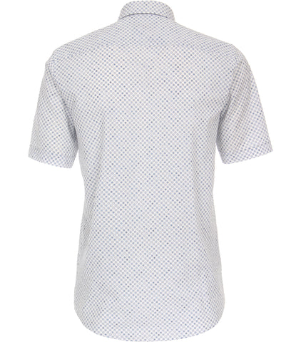 Casa Moda - Short Sleeve Cotton Shirt - Casual Fit - 923809400