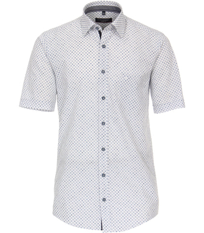 Casa Moda - Short Sleeve Cotton Shirt - Casual Fit - 923809400