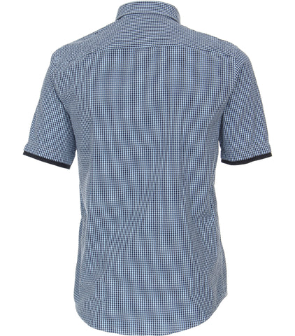 Casa Moda - Short Sleeve Cotton Shirt - Casual Fit - Short Style - 923815000