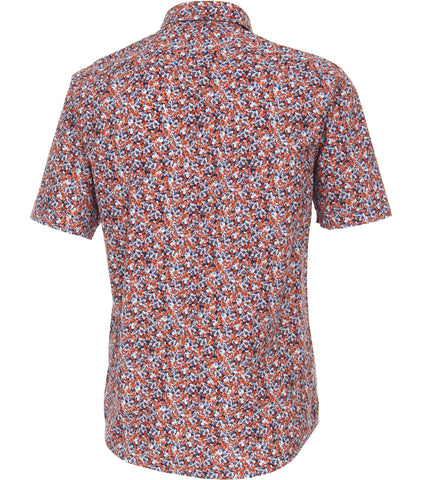 Casa Moda - Short Sleeve Cotton Shirt - Casual Fit - Short Style - 923815100 Clearance