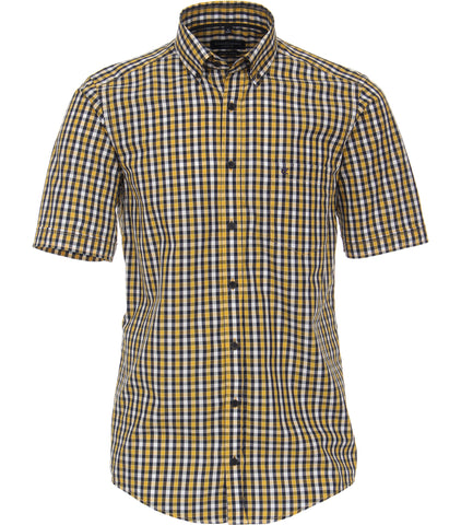 Casa Moda - Short Sleeve Organic Cotton Shirt - Casual Fit - 923846600