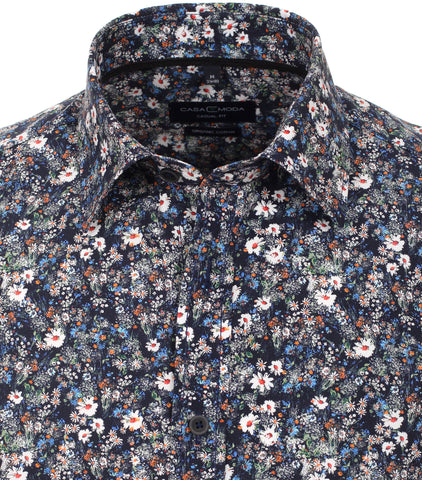 Casa Moda - Short Sleeve Organic Cotton Shirt - Casual Fit - 923846700 Clearance
