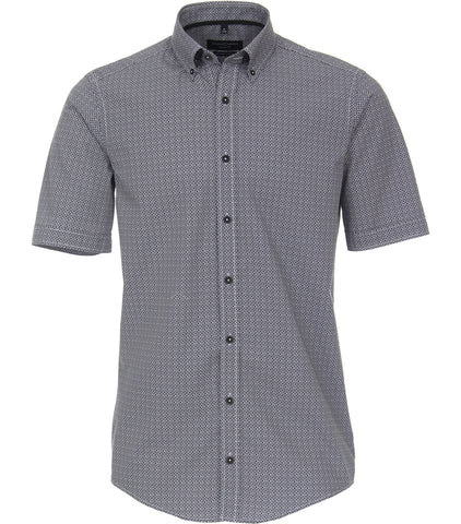 Casa Moda - Short Sleeve Organic Cotton Shirt - Casual Fit - 923846900