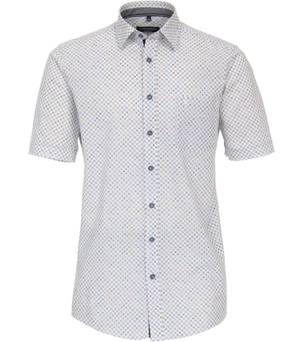 Casa Moda - Short Sleeve Cotton Shirt - Comfort Fit - 923857800