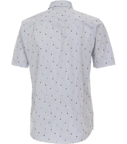 Casa Moda - Short Sleeve Cotton Shirt - Comfort Fit - 923858000