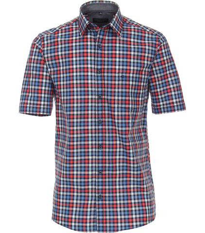Casa Moda - Short Sleeve Cotton Shirt - Comfort Fit - 923859000