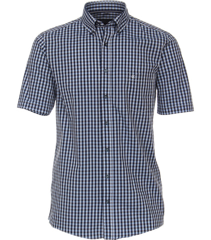 Casa Moda - Short Sleeve Cotton Shirt - Comfort Fit - 923867700 Clearance