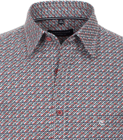 Casa Moda - Short Sleeve Cotton Shirt - Comfort Fit - 923867800
