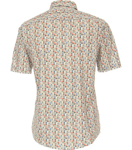 Casa Moda - Short Sleeve Cotton Shirt - Casual Fit - 923888100 Clearance