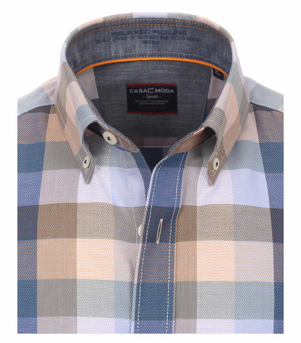 Casa Moda - Short Sleeve Cotton  Shirt - Big and Tall  982903100 Clearance