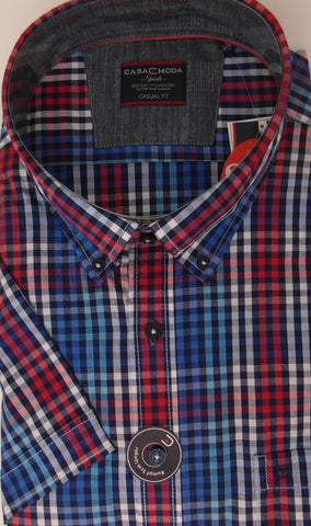 Casa Moda - Short Sleeve Shirt - Big and Tall  982903700