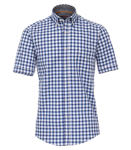 Casa Moda - Short Sleeve Cotton Shirt - Big and Tall  982905000 Clearance