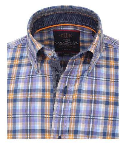 Casa Moda - Short Sleeve Cotton Shirt - Big and Tall - 982905900 - Clearance
