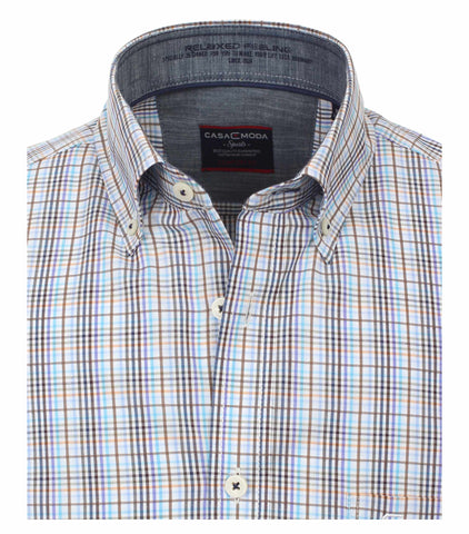 Casa Moda - Short Sleeve Cotton Shirt - Big and Tall  982949700