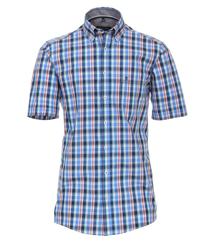 Casa Moda - Short Sleeve Cotton Shirt - Big and Tall - 993118800 Clearance