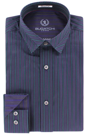 Bugatchi - Long Sleeve Shirt - AS4025G9S - BrownsMenswear.com