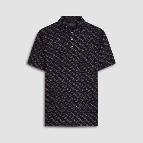 Bugatchi - Polo Shirt - OoohCotton Tech - 8 Way Stretch - Modern Fit - Easy Care -  BF9010F79 Clearance