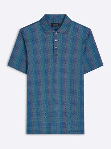 Bugatchi - Polo Shirt - OoohCotton Tech - 8 Way Stretch - Modern Fit - Easy Care -  BF9093F79 Clearance