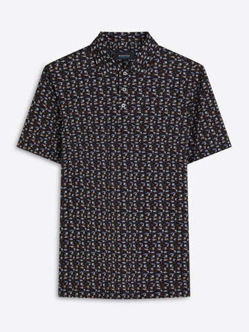 Bugatchi - Polo Shirt - OoohCotton Tech - 8 Way Stretch - Modern Fit - Easy Care -  BF9392F79 Clearance