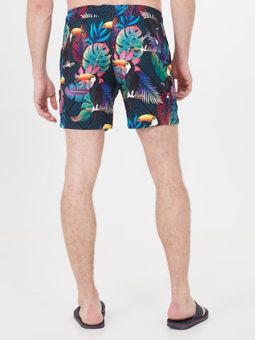 Black Bull  - EDISON - Printed Swim Trunk - 360 Stretch - 3905-1030