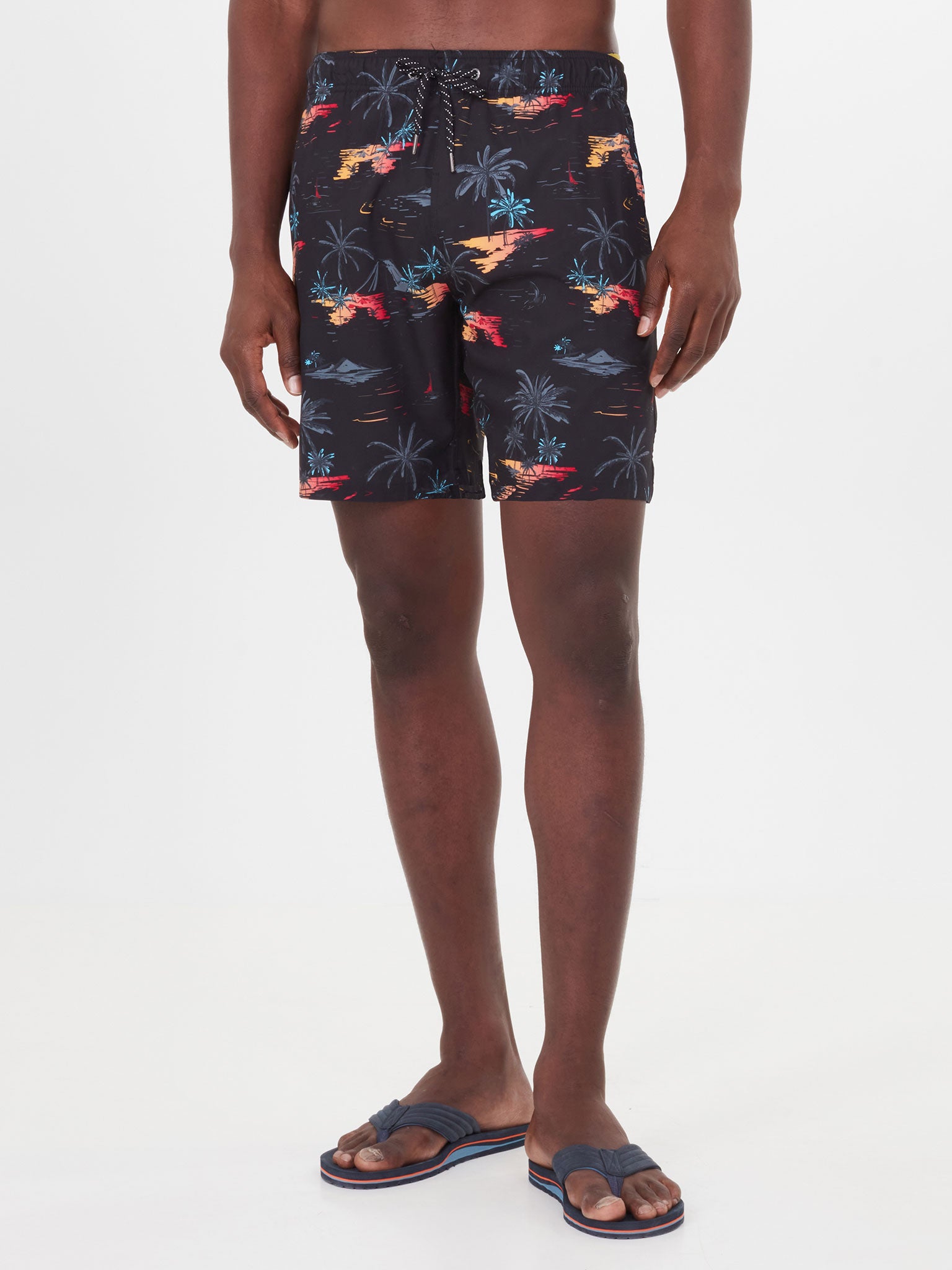 Printed swim trunks sale